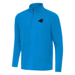 Carolina Panthers Antigua Intent Quarter-Zip Pullover Top - Blue for sale