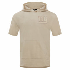 New York Giants Pro Standard Neutrals Capsule Short Sleeve Pullover Hoodie - Tan on sale