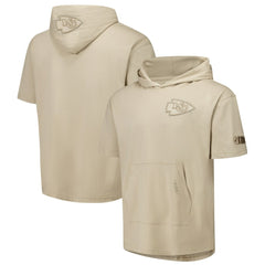 Kansas City Chiefs Pro Standard Neutrals Capsule Short Sleeve Pullover Hoodie - Tan discount