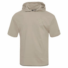 Dallas Cowboys Pro Standard Neutrals Capsule Short Sleeve Pullover Hoodie - Tan sale