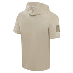 Tampa Bay Buccaneers Pro Standard Neutrals Capsule Short Sleeve Pullover Hoodie - Tan cheap