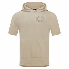 Chicago Bears Pro Standard Neutrals Capsule Short Sleeve Pullover Hoodie - Tan cheap
