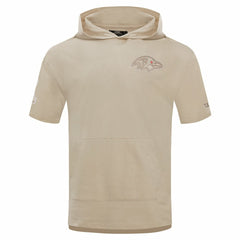 Baltimore Ravens Pro Standard Neutrals Capsule Short Sleeve Pullover Hoodie - Tan online