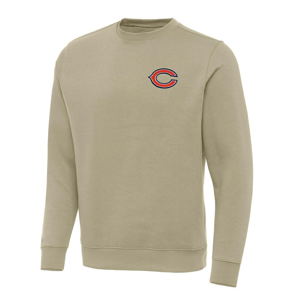 Chicago Bears Antigua Victory Pullover Sweatshirt - Khaki sale