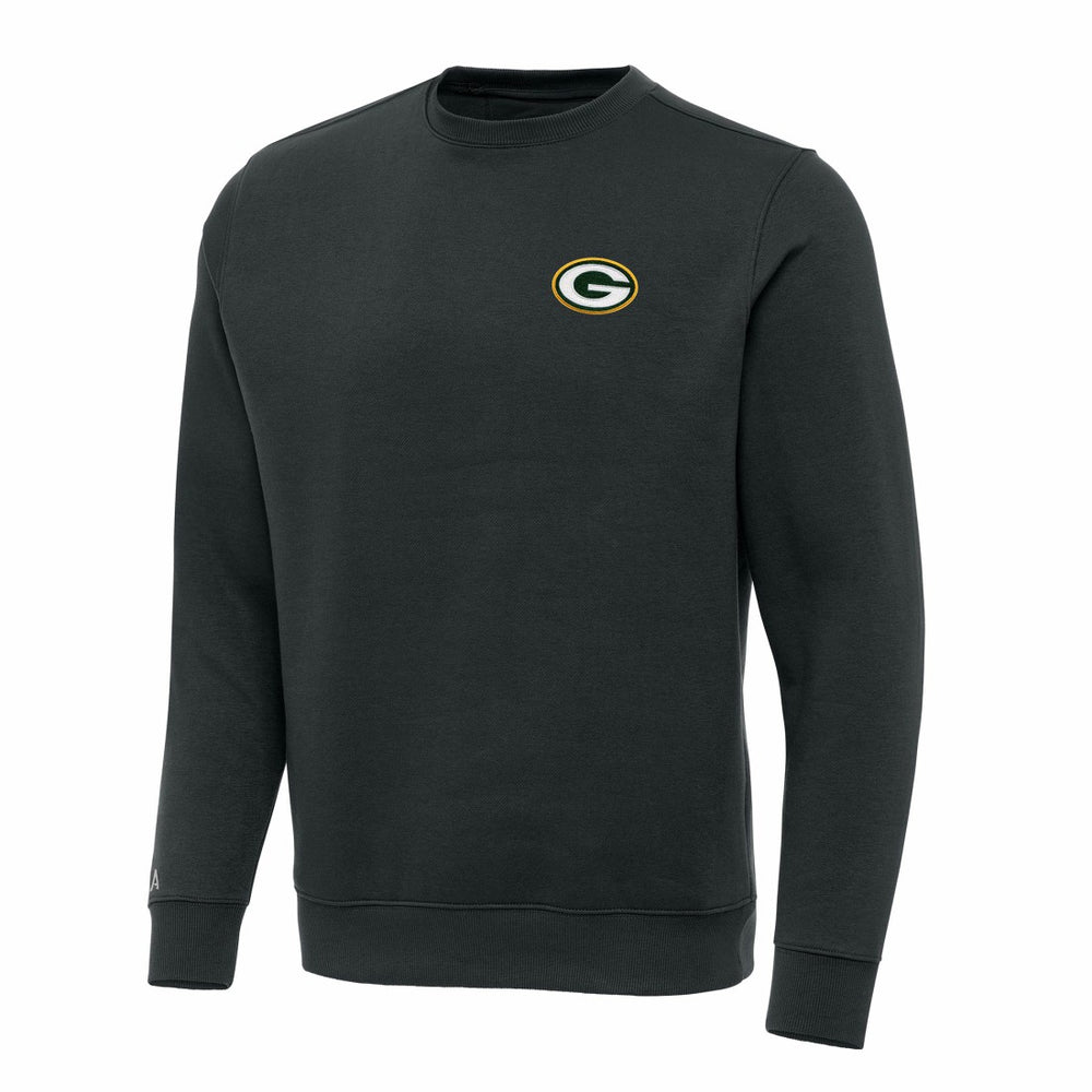 Green Bay Packers Antigua Victory Pullover Sweatshirt - Charcoal cheap