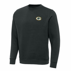 Green Bay Packers Antigua Victory Pullover Sweatshirt - Charcoal cheap