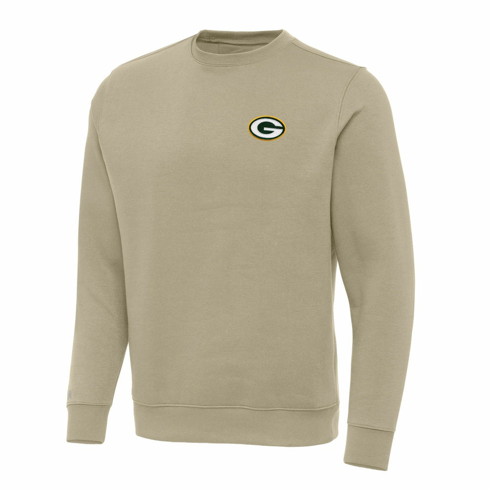 Green Bay Packers Antigua Victory Pullover Sweatshirt - Khaki outlet
