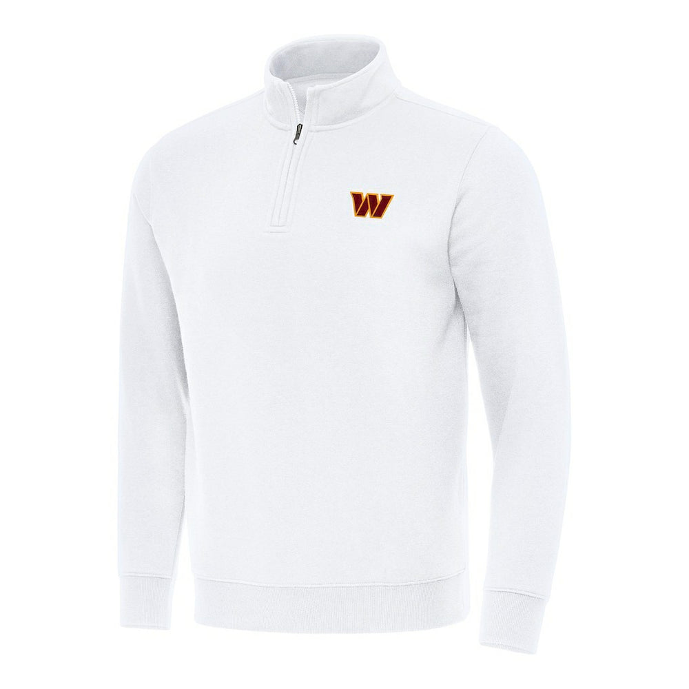 Washington Commanders Antigua Victory Quarter-Zip Pullover Top - White for sale