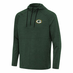 Green Bay Packers Antigua Spikes Quarter-Zip Pullover Hoodie - Hunter Green cheap