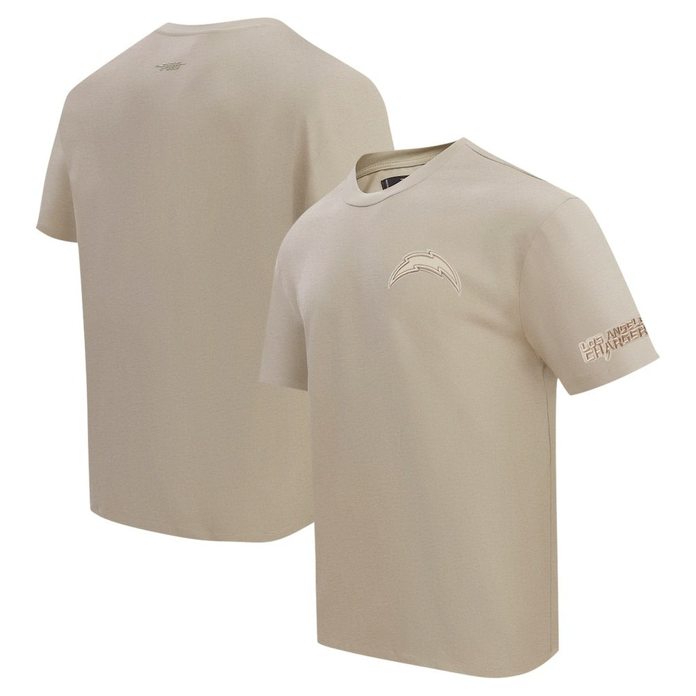 Los Angeles Chargers Pro Standard Drop Shoulder T-Shirt - Tan discount