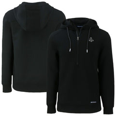 Boston Red Sox Cutter & Buck Roam Eco Recycled Half-Zip Pullover Hoodie - Black
