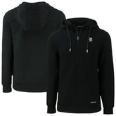 Detroit Tigers Cutter & Buck Roam Eco Recycled Half-Zip Pullover Hoodie - Black