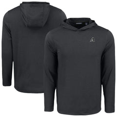 Arizona Diamondbacks Cutter & Buck Coastline Epic Comfort Eco Recycled Long Sleeve Hoodie T-Shirt - Black