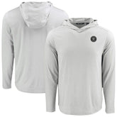 Houston Astros Cutter & Buck Coastline Epic Comfort Eco Recycled Long Sleeve Hoodie T-Shirt - Gray