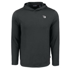 Cleveland Guardians Cutter & Buck Coastline Epic Comfort Eco Recycled Long Sleeve Hoodie T-Shirt - Black