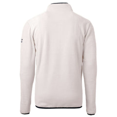 New York Yankees Cutter & Buck Cascade Eco Fleece Quarter-Zip Jacket - Oatmeal