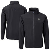 Seattle Mariners Cutter & Buck Charter Eco Recycled Full-Zip Hoodie Jacket - Black