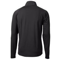 San Diego Padres Cutter & Buck Adapt Eco Hybrid Raglan DryTec Quarter-Zip Jacket - Black