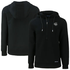 Philadelphia Phillies Cutter & Buck Roam Eco Recycled Tri-Blend Half-Zip Hoodie - Black