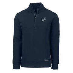 Los Angeles Dodgers Cutter & Buck Roam Eco Quarter-Zip Jacket - Navy