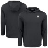 Milwaukee Brewers Cutter & Buck Coastline Epic Comfort Eco Recycled Hoodie T-Shirt - Black