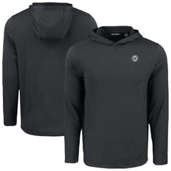 Washington Nationals Cutter & Buck Coastline Epic Comfort Eco Recycled Long Sleeve Hoodie T-Shirt - Black