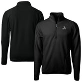 St. Louis Cardinals Cutter & Buck Cascade Eco Fleece Quarter-Zip Jacket - Black