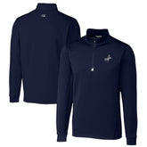 Los Angeles Dodgers Cutter & Buck Big & Tall Traverse Stretch Quarter-Zip Pullover Top - Navy