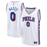 Tyrese Maxey Philadelphia 76ers Youth Fast Break Replica Player Jersey - Association Edition - White | Fanatics shop