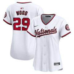 James Wood Washington Nationals Women's Home Limited Player Jersey - White | Nike