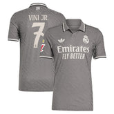 Vini Jr. Real Madrid Originals 2024/25 Third Player Jersey - Charcoal | Adidas shop