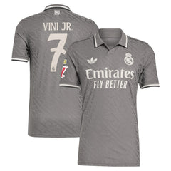 Vini Jr. Real Madrid Originals 2024/25 Third Player Jersey - Charcoal | Adidas shop