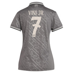 Vini Jr. Real Madrid Originals Women's 2024/25 Third Replica Player Jersey - Charcoal | Adidas outlet
