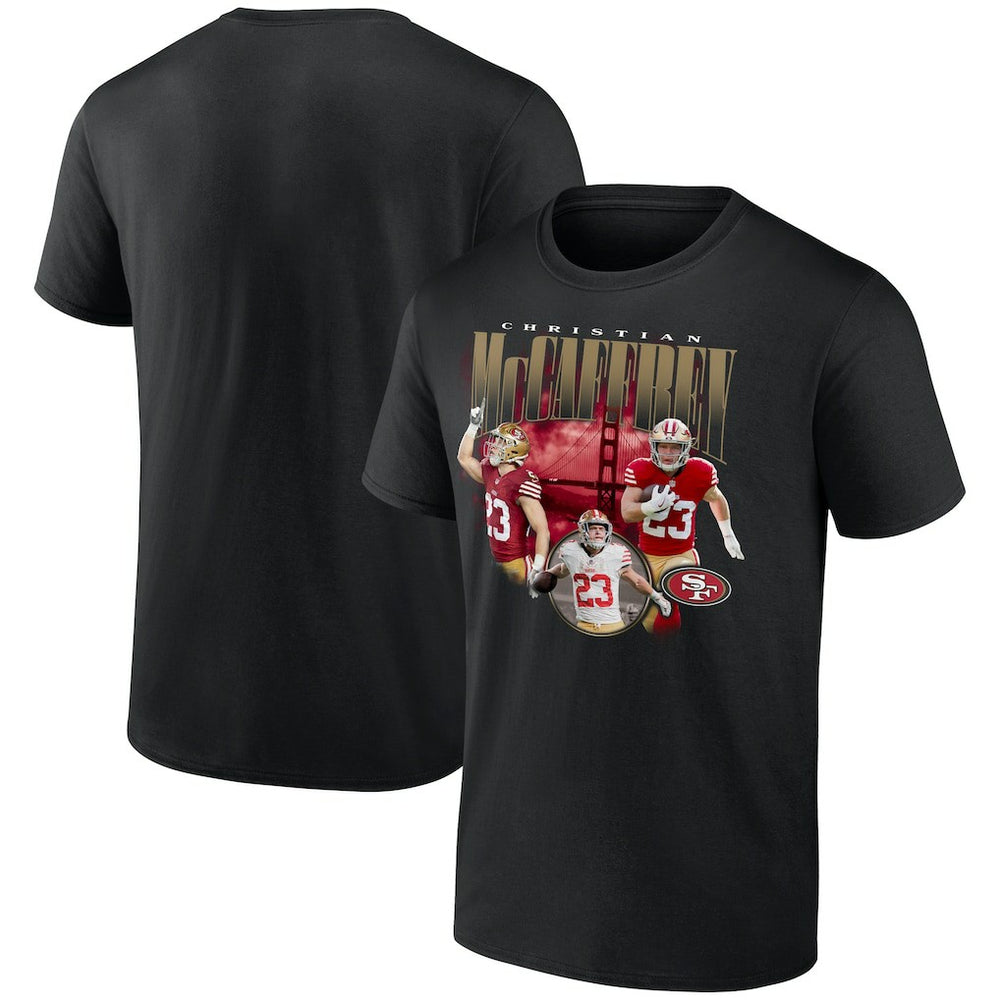 Christian McCaffrey San Francisco 49ers Notorious Player Graphic T-Shirt - Black online