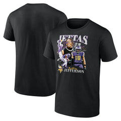 Justin Jefferson Minnesota Vikings Notorious Player Graphic T-Shirt - Black on sale