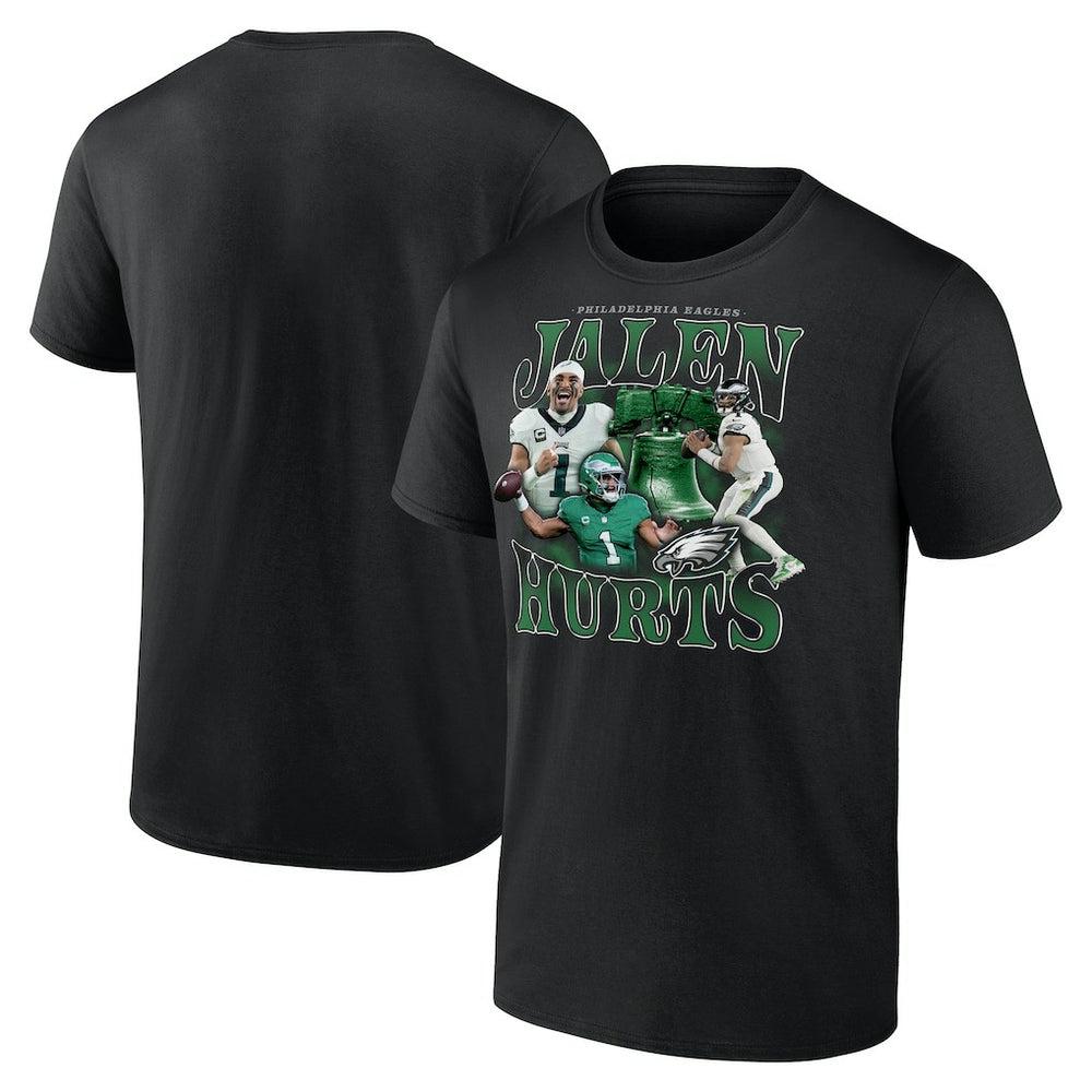 Jalen Hurts Philadelphia Eagles Notorious Player Graphic T-Shirt - Black online