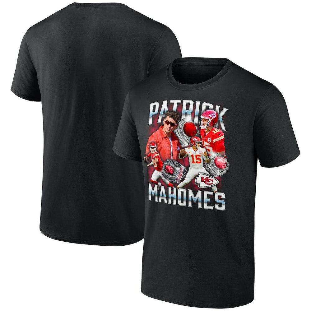 Patrick Mahomes Kansas City Chiefs Notorious Player Graphic T-Shirt - Black for sale