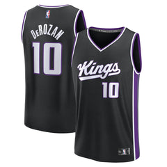 DeMar DeRozan Sacramento Kings Youth Fast Break Replica Player Jersey - Icon Edition - Black | Fanatics on sale