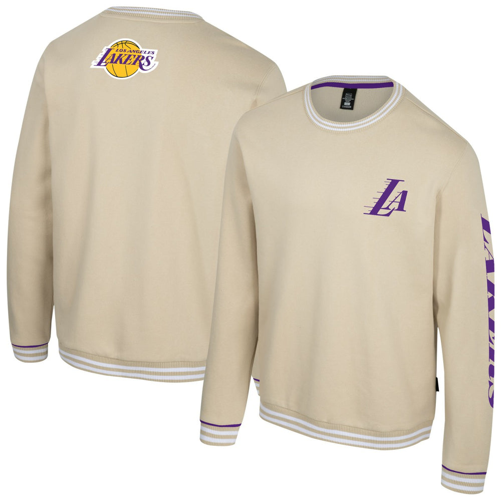 Los Angeles Lakers Stadium Essentials Unisex Halftime Pullover Sweatshirt - Natural cheap