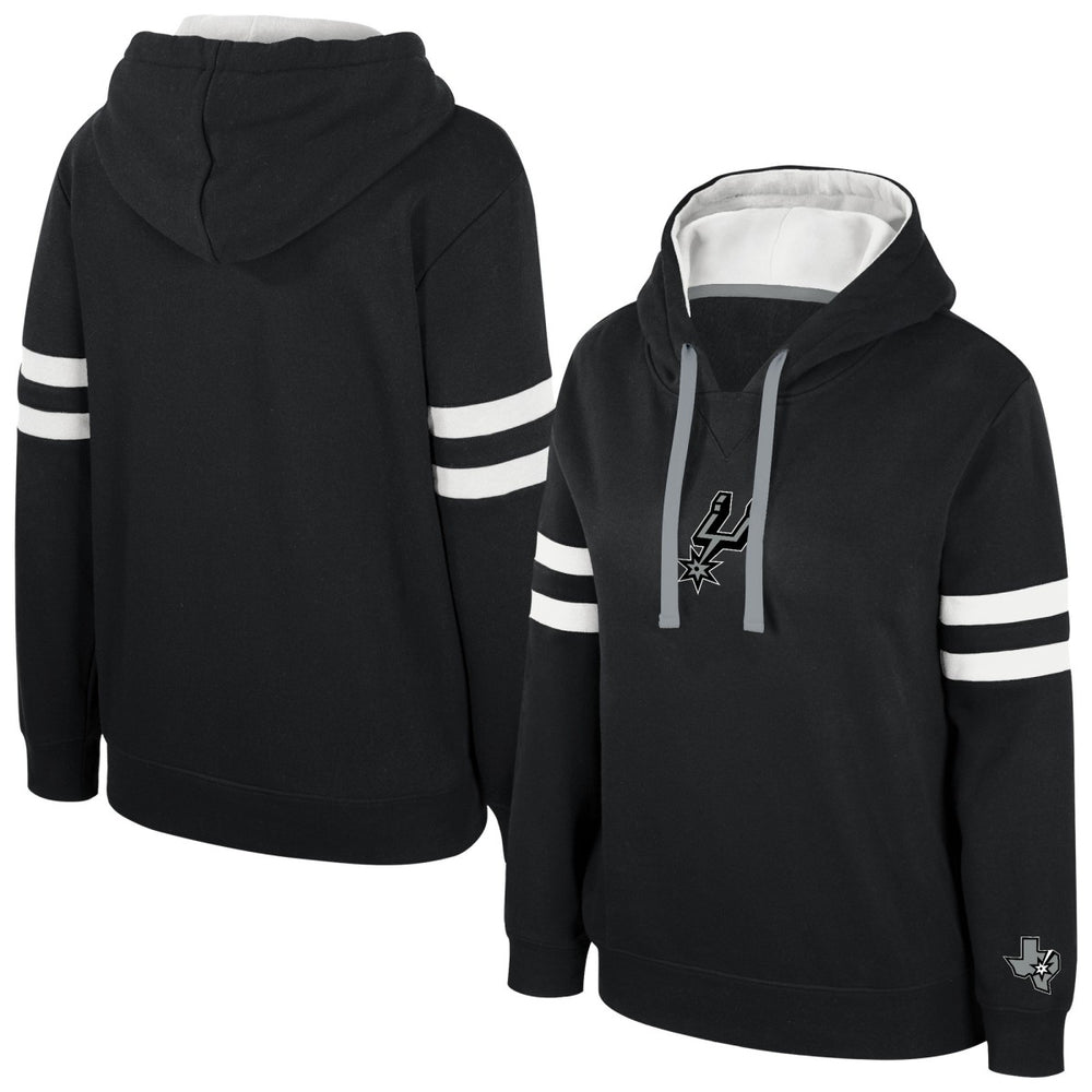 San Antonio Spurs Stadium Essentials Women's Road Game Pullover Hoodie - Black sale
