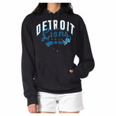 Detroit Lions G-III 4Her by Carl Banks Women's Filigree Fleece Tri-Blend Pullover Hoodie - Black for sale