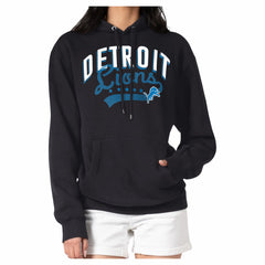 Detroit Lions G-III 4Her by Carl Banks Women's Filigree Fleece Tri-Blend Pullover Hoodie - Black for sale