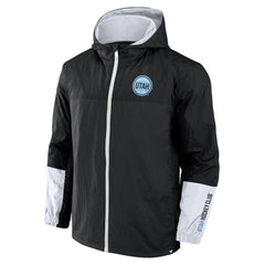 Utah Mammoth Fanatics Crash the Net Full-Zip Hoodie Jacket Black
