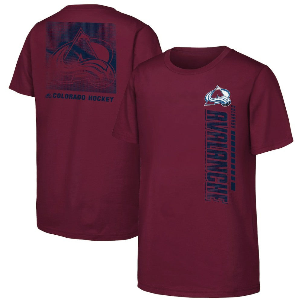Colorado Avalanche Youth Atmosphere T-Shirt Burgundy