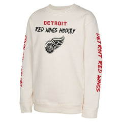 Detroit Red Wings Youth Star Power Pullover Sweatshirt Cream