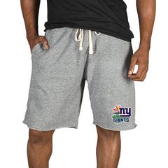New York Giants Concepts Sport Mainstream Tri-Blend Shorts - Gray discount
