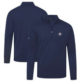 Winnipeg Jets Levelwear Heron Insignia Core Quarter-Zip Jacket Navy