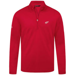 Detroit Red Wings Levelwear Heron Insignia Core Quarter-Zip Jacket Red