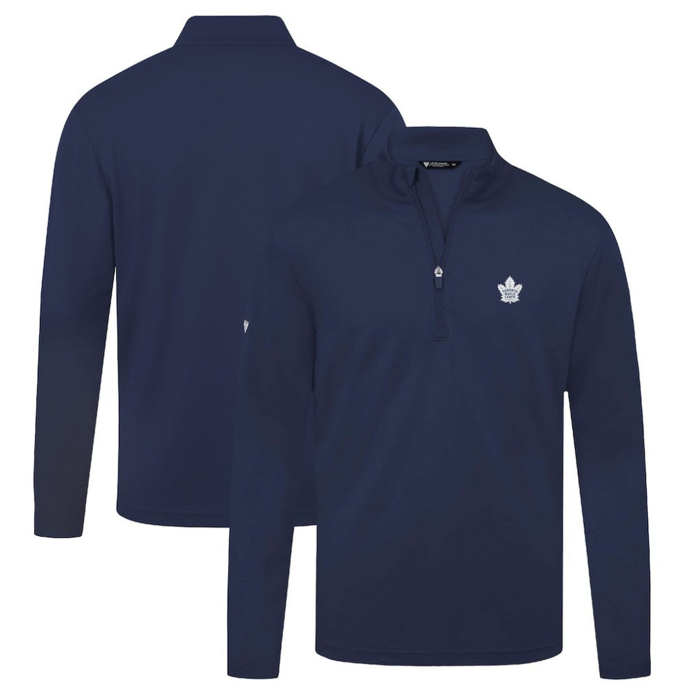 Toronto Maple Leafs Levelwear Heron Insignia Core Quarter-Zip Jacket Navy