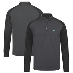 Dallas Stars Levelwear Aztec Insignia Core Quarter-Zip Pullover Top Charcoal